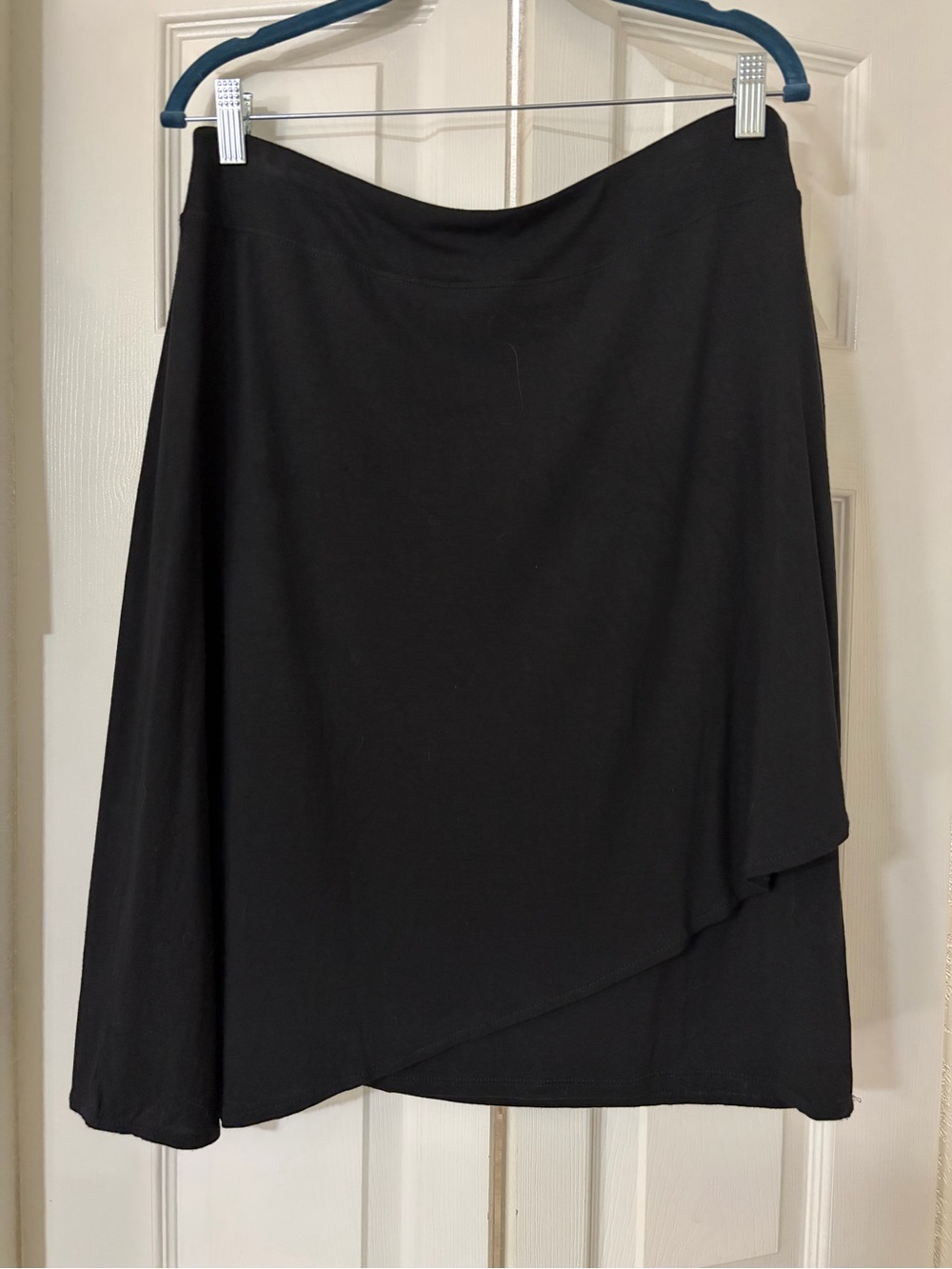 Black J. Jill Double Layer Skirt